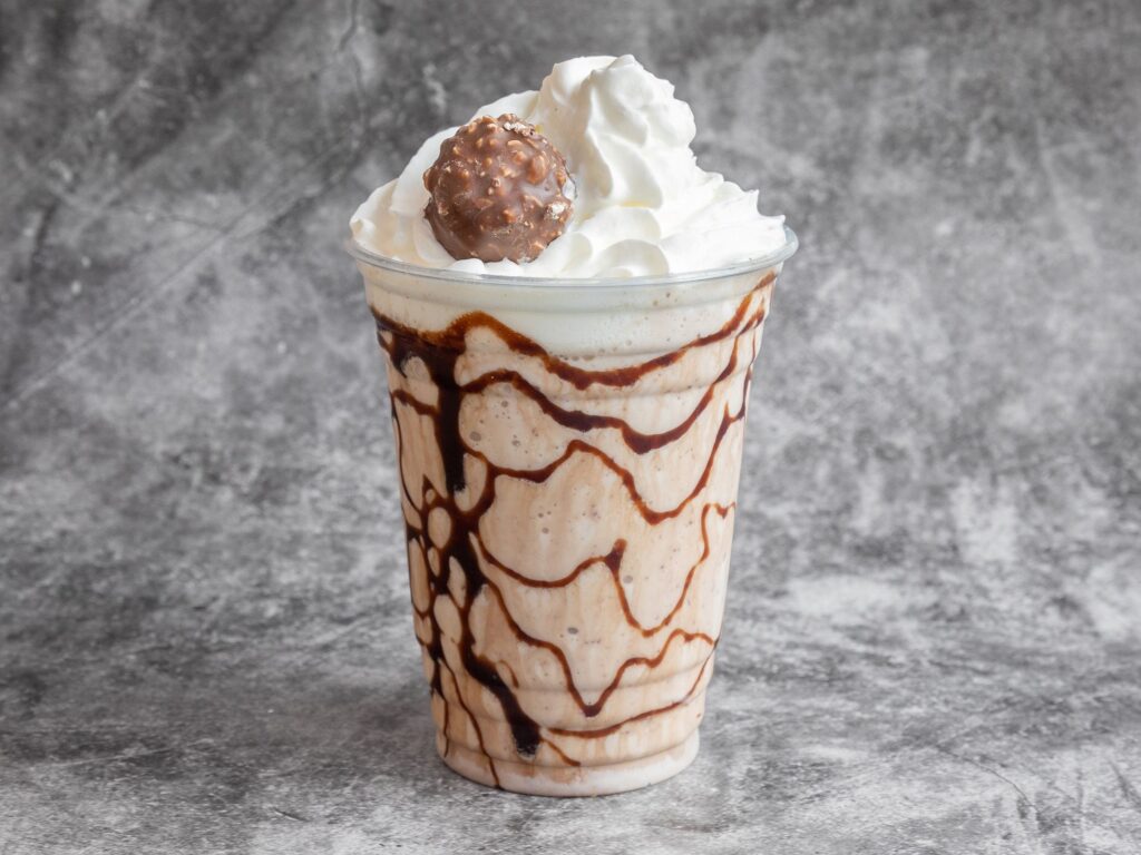 116485 DanielsFishAndChips Food FerreroRocherMilkshake